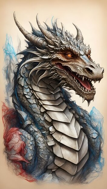 Foto dragon 3d