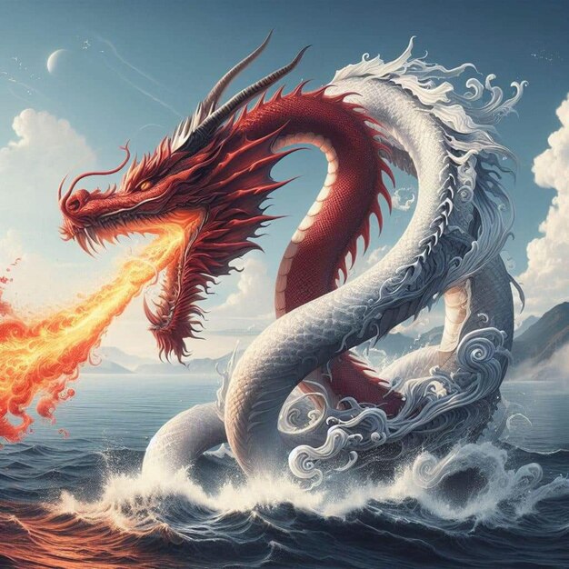 Photo dragon art