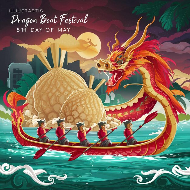 Photo dragon boat festival