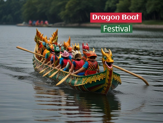 Photo dragon boat festival