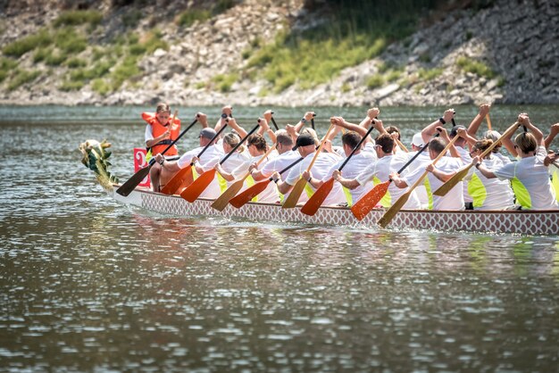 Dragon boat race team