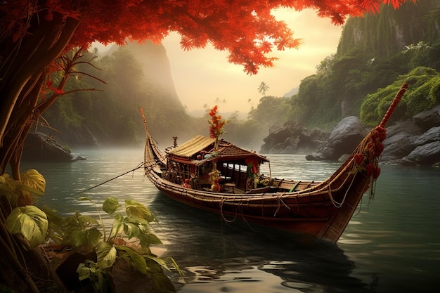 Драконьи лодки зонгзи фоновая тема