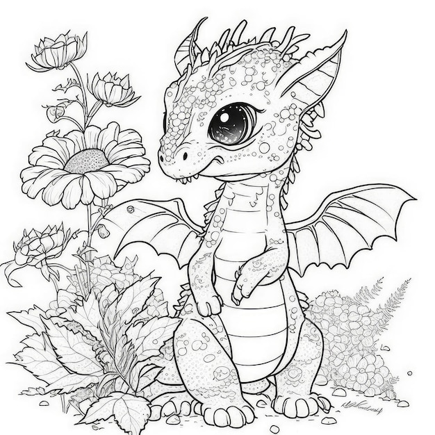 Фото Раскраски драконы для детей и взрослых