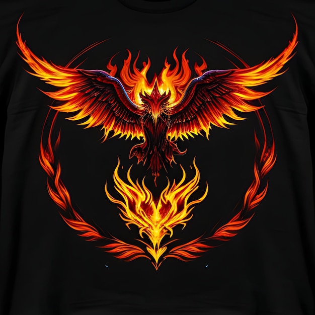 Photo dragon eagle tshirts design