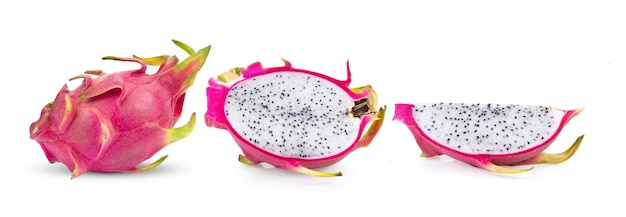 Dragon Fruit geïsoleerd op witte achtergrond