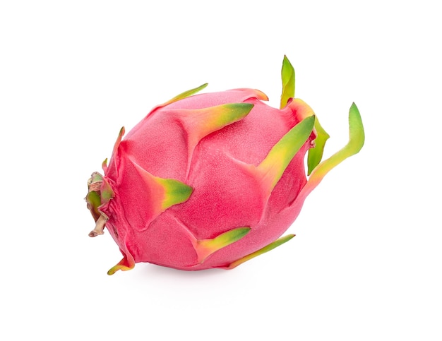 Dragon fruit geïsoleerd op witte achtergrond