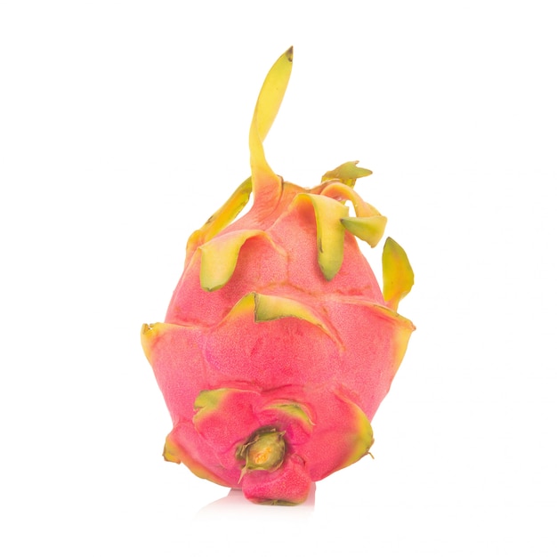 Dragon Fruit isolated against white background