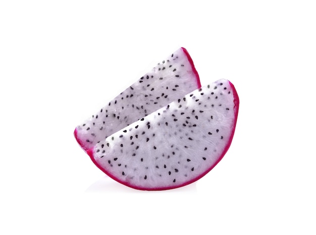 Dragon fruit isolated on white background