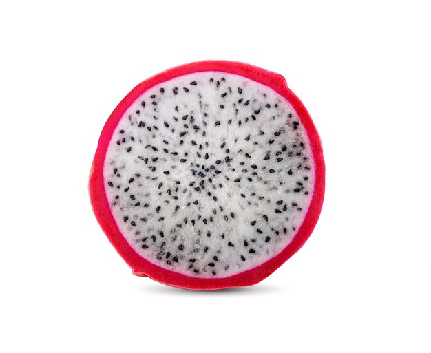 Dragon fruit isolated on white background