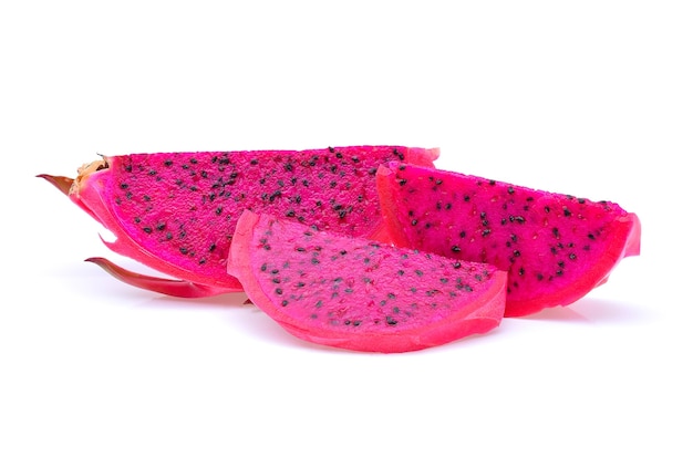 Dragon fruit isolated on white