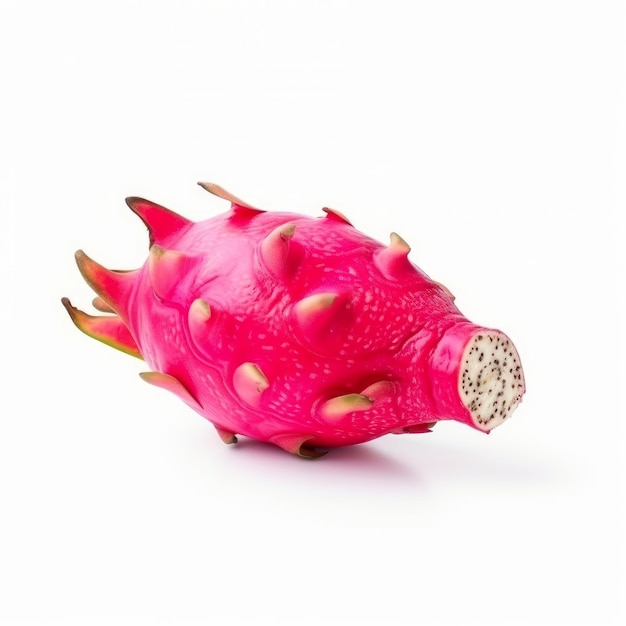 Dragon fruit isolated on white