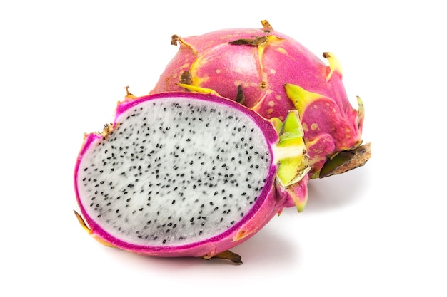 Dragon Fruit op wit.