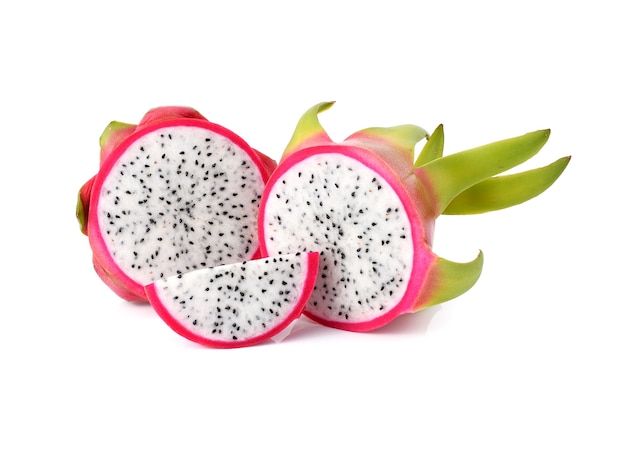 Dragon Fruit op witte achtergrond