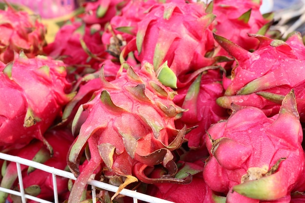 Dragon fruit at street food 