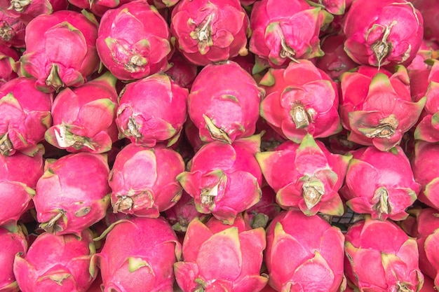 Dragon fruit sweet in the market