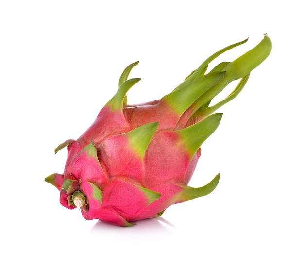 Dragon fruit on white background