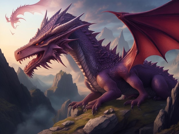 Dragon illustration fantasy picture