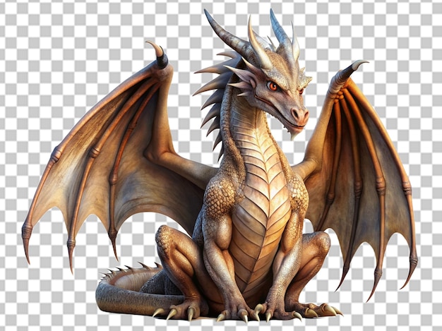 Dragon isolated on transparent background png