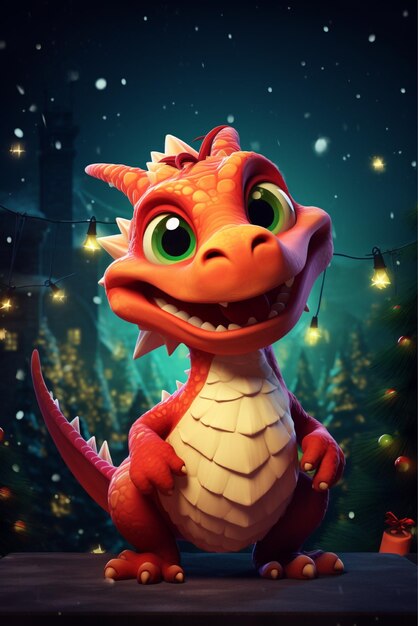 Foto dragon kerstmis 1