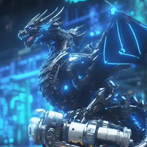 Photo dragon mecha