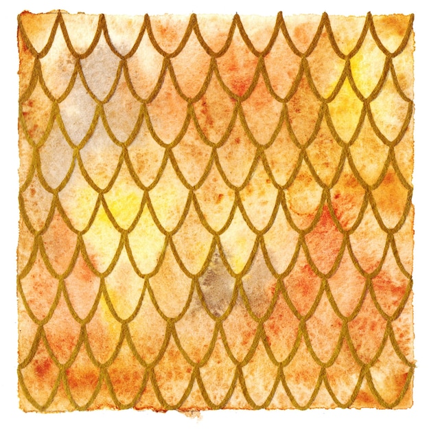 Dragon skin schalen geel oranje goud patroon textuur achtergrond