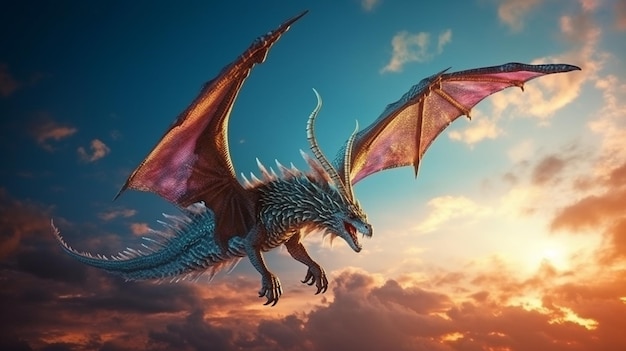 Dragon in the sky generative ai