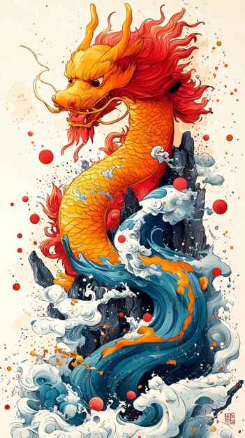 A Dragon Wuest XI Knights Illustration アート・デザイン
