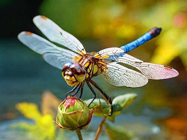 Photo a dragonfly 4k free image