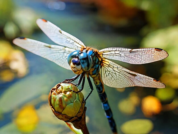 Photo a dragonfly 4k free image