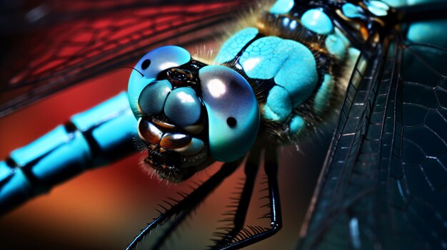 Dragonfly closeup