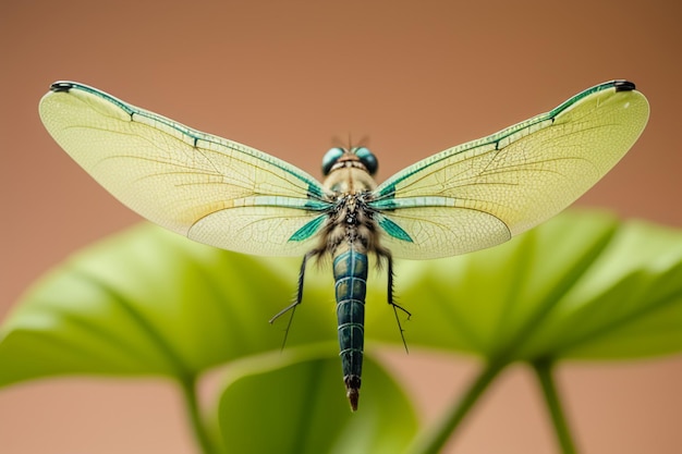 Dragonfly HD close-up shot wildlife fotobehang achtergrond illustratie