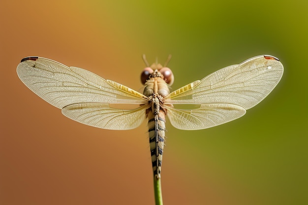 Dragonfly HD close-up shot wildlife fotobehang achtergrond illustratie