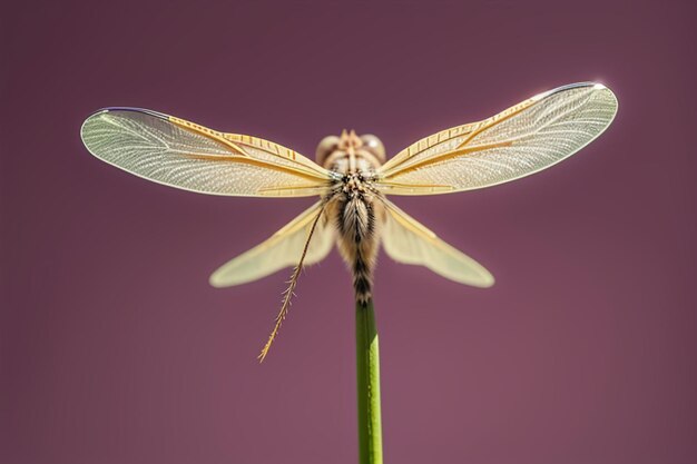 Dragonfly HD close-up shot wildlife fotobehang achtergrond illustratie