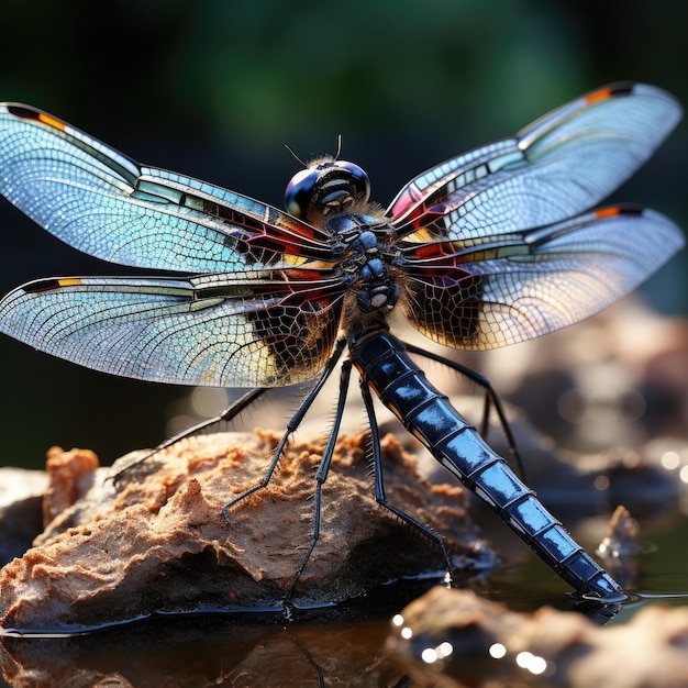 Dragonfly on a Reed