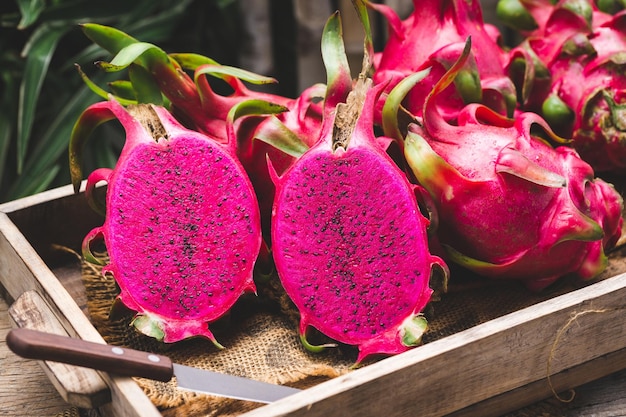 Photo dragonfruit- red dragonfruit