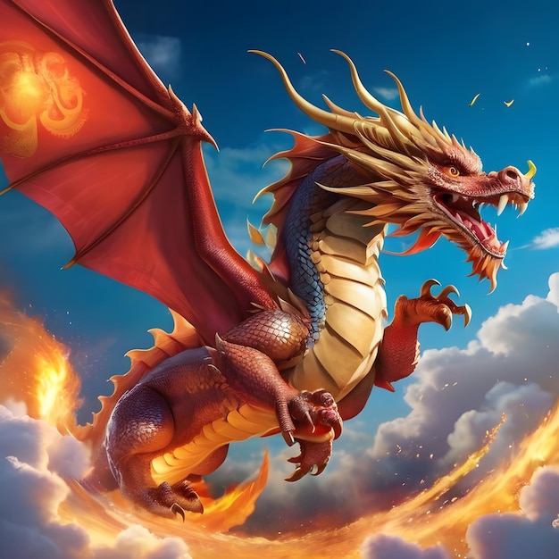 Dragons and fantasy Generated by ai