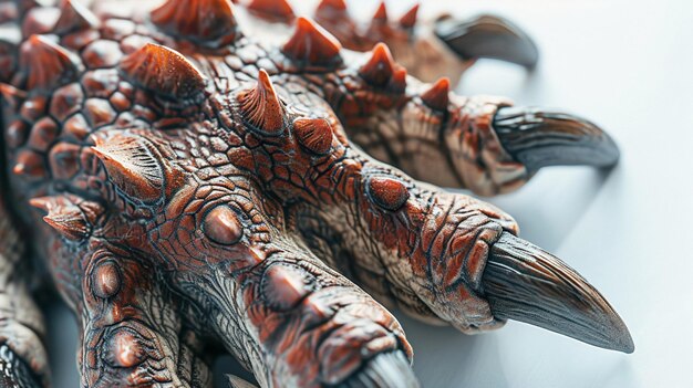 Dragons paw up close