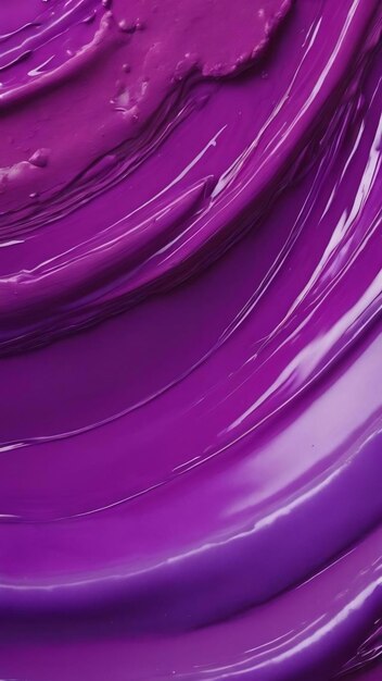 Draining violet acrylic paint artistic texture