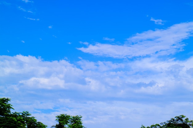 Dramatic Abstract Clouds and Blue Sky