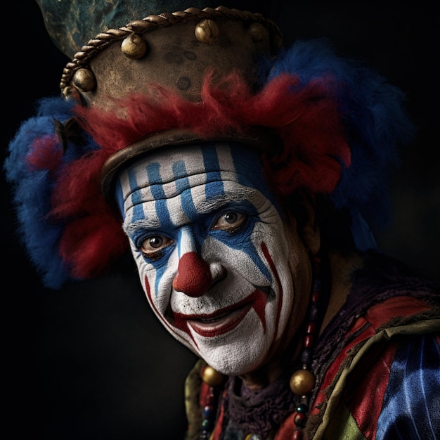 Dramatic clown