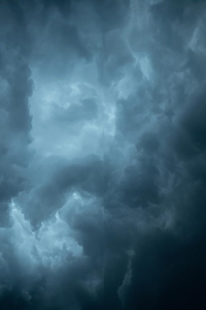 Dramatic Dark Storm Clouds Atmospheric Background