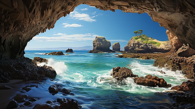 Dramatic Natural Arch Formation