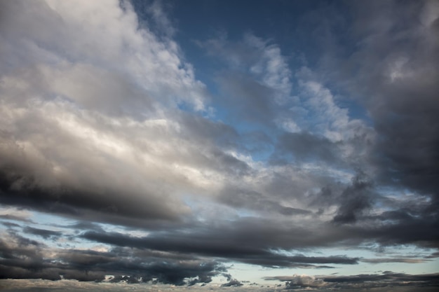 Dramatic Sky Background of storm clouds before a thunderstorm