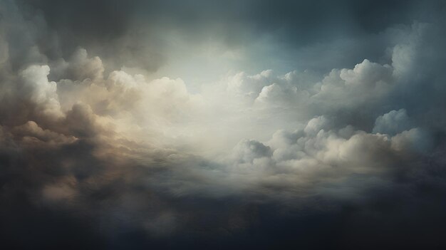 dramatic sky clouds in summer