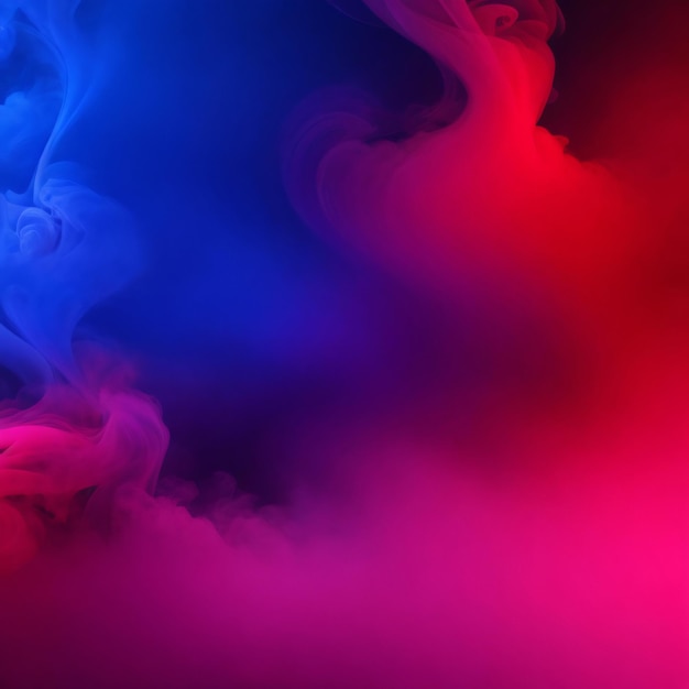 Dramatic smoke and fog blue and magenta contrasting background