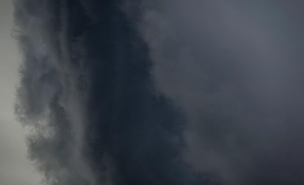 Dramatic storm clouds