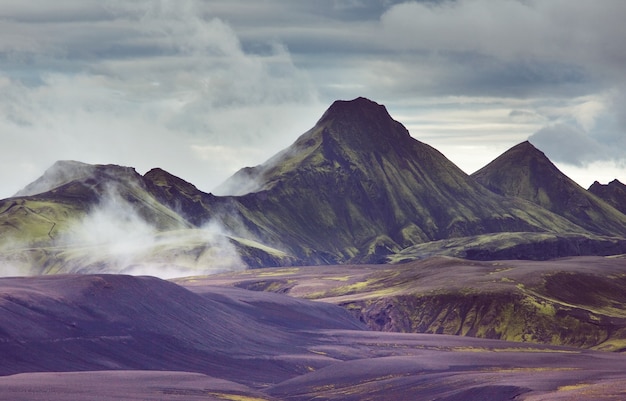 Dramatische berglandschappen in IJsland