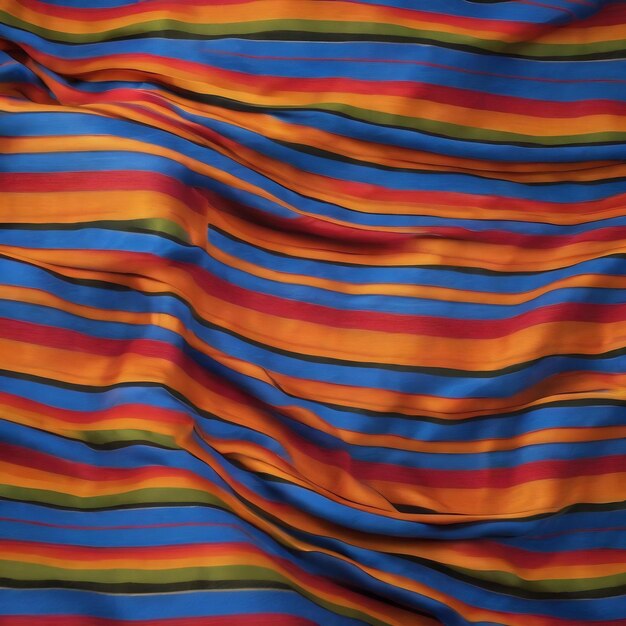 Drapery fabric with stripes