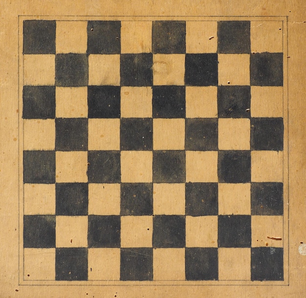 Photo draughts or checkers game board