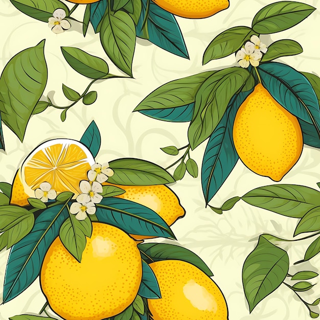 Foto disegnare limoni vector art contorno decorazione minimalista